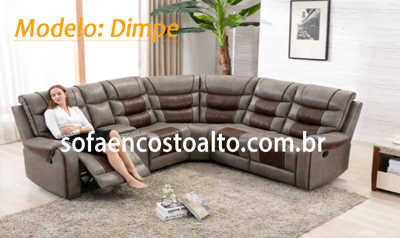 sofá confortável para sala de cinema