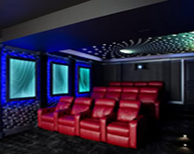 sofás sala cinema